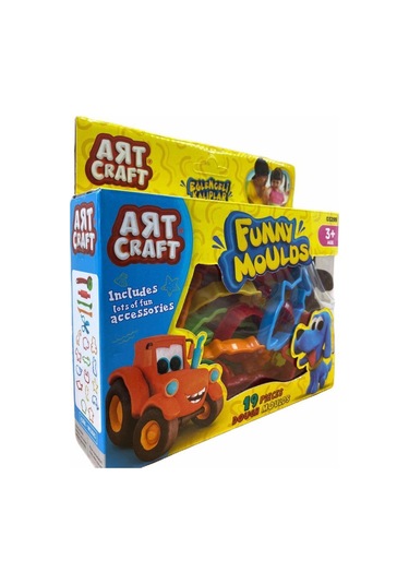Art Craft Eğlenceli Kalıplar 19 Parça - Oyun Hamuru Şekilleri