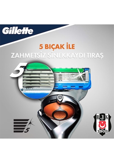 Gillette Fusion 5 Proglide Tıraş Makinesi + Yedek Başlık 4'lü