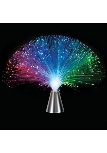 Renk Değiştiren Fiber Optik Lamba Pil İle Çalışan Çeşme Gece Lambası Ev Şenlik Dekorasyon Süsleri Fq Çok Renkli