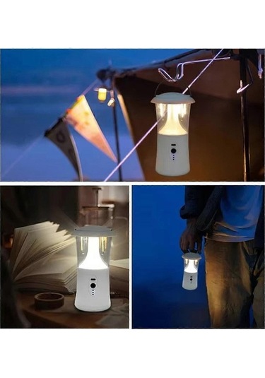 Bloomnest Şarj Edilebilir Su Geçirmez Kamp Feneri - Dış Mekan Kamp Ve Yürüyüş İçin Uygun Newway Asorti Asorti Çok Renkli