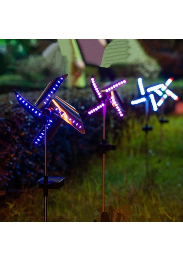 Gajeena Dış Mekan Güneş Enerjili Feneri - Çift Renkli Ledli Bahçe Şaraplığı, Otomatik Açma/kapama, Su Geçirmez, 6-8 Saat Süre