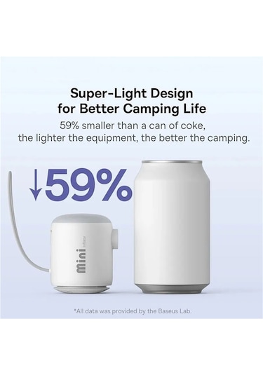 Jialan Baseus Mini Hava Pompası Taşınabilir Elektrikli Şişirme