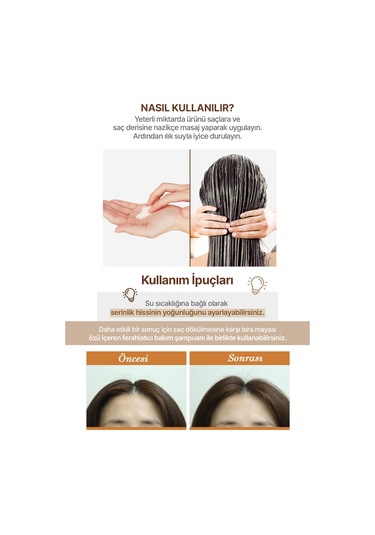 Saç Dökülmelerine Karşı Bakım Kremi Kundal Hair Loss Relief Treatment Herb Mint