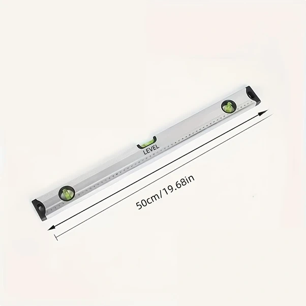 Willowhaven 2 Adet Manyetik Cetvel 30cm 4cm Kabarcık Terazi Hırdavat