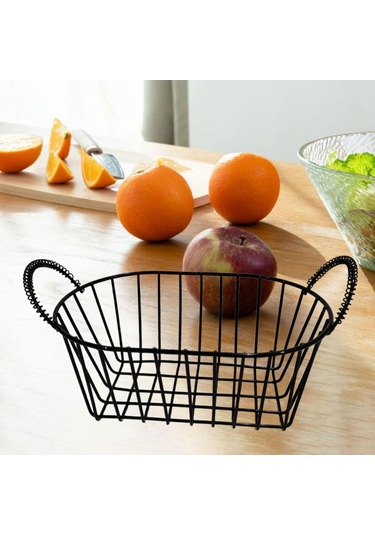 Suntek Ofis Yiyecek İçecekleri Aperatifler İçin Ekmek Sepeti Siyah