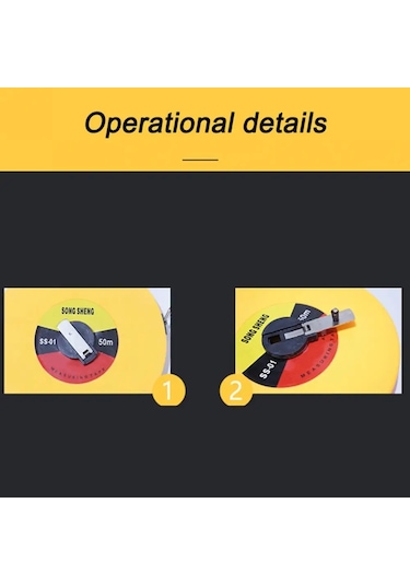 Boyut-30m-el 10 15 20 30 50m Mezura Dairesel Cam Elyaf Deri Bant Marangoz Metrik Ölçüm Metre Mezura Aracı