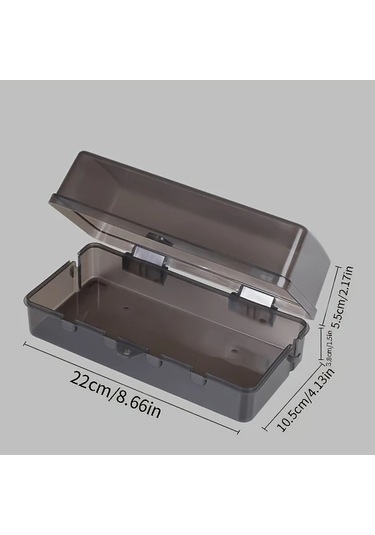 Fastbuy Siyah Deliksiz Su Gecirmez Batarvasiz Dis Mekan Duvar Montajli Elektrik Kablo Yönetimli Kutusu