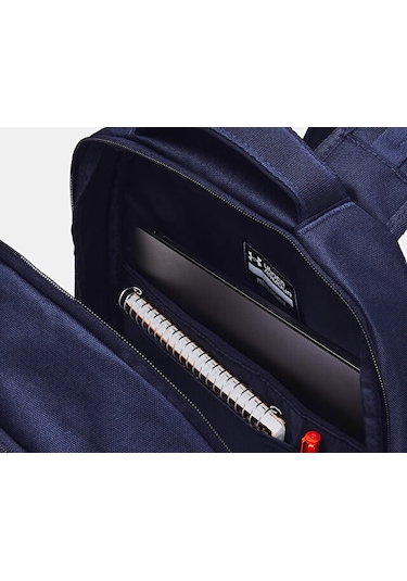 Under Armour Ua Hustle Pro 6.0 Backpack Sırt Çantası-uzunluk: 32 Cm, Genişlik: 16 Cm, Yükseklik: 51 Cm 1384671-410 Mavi Mavi