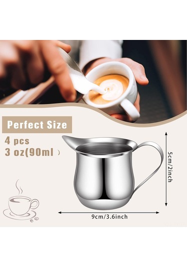 Teltree Paslanmaz Çelik 4'lü Süt Dökme Sürahisi - 90ml Çocuklar İçin Güvenli Ve Pratik Diğer