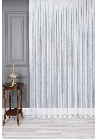 Evdepo Home Kullanıma Hazır Örme Tül Perde (540740972)