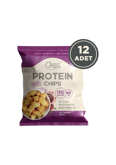 Clean Powders Protein Chips 50 Gr Tatlı Barbekü 12 Adet