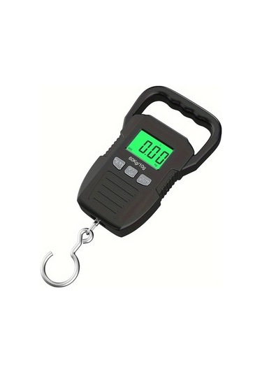 Fastbuy Siyah Dijital Tartı - 60kg Kapasite - Mutfak/restoran Kullanımı - Büyük Tutma Kolu - Arka Aydınlatmalı Lcd Ekran Siyah