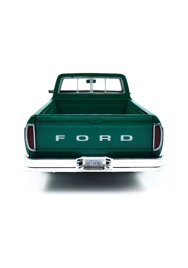 Motormax 1977 Ford F-150 Custom Pickup Yeşil 1/24 Model Araba Yeşil