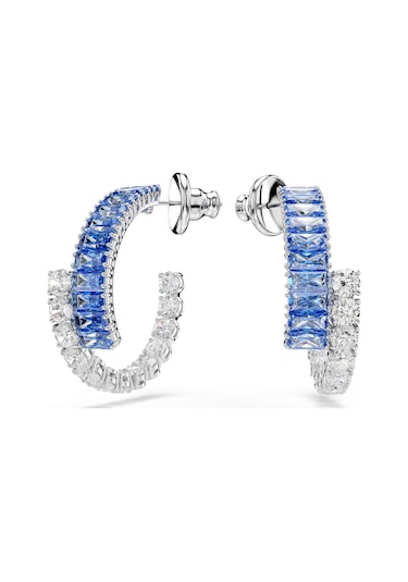 5722459 Swarovski Küpe Matrıx:pe 2 Blu/rhs Metalik