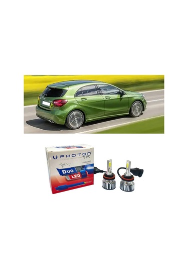 Mercedes A180 Led Xenon Kısa Far Ampulü H7 Duo Yeni Seri Beyaz 2012-2018