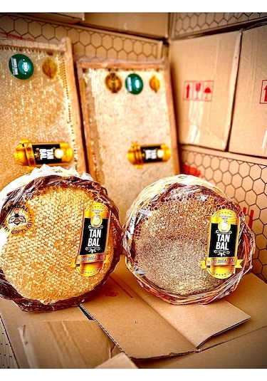Tanbal Mumsuz Şekersiz Tamamı Arı Yapımı Sepet Bal 2400 G