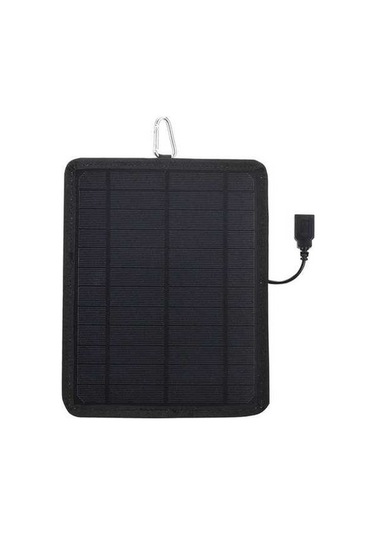 Trendooze 5.3w Monokristal Güneş Paneli - Suya Dayanıklı Usb Şarj Cihazı