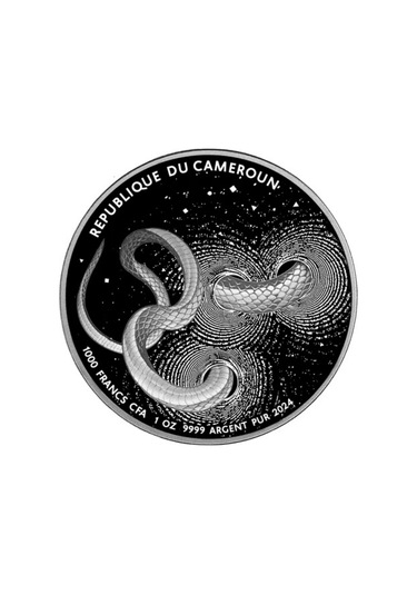 AgaKulche Yılan Gümüş Sikke Coin