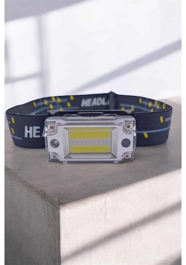 Şarjlı Kafa Feneri Suya Dayanıklı Ayarlanabilir Kamp Feneri Çoklu Renk