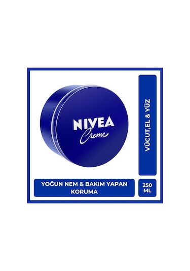Nivea Creme Nemlendirici Bakım Kremi Teneke 250 ML