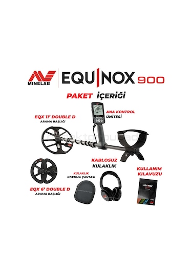 Equinox 900 Dedektör Minelab Dedektör Equinox 900 Dedektör