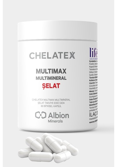 Chelatex Multimax Multimineral Şelat Takviye Edici Gıda 60 Bitki