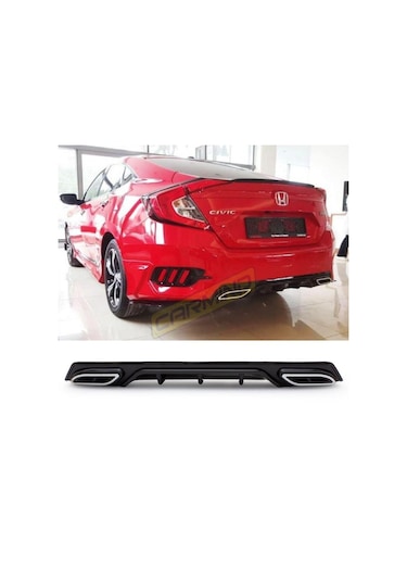 Honda Civic Fc5 Standart Difüzör Piano Black 2016-2020