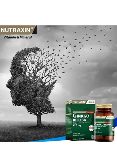 Nutraxin Ginkgo Biloba 120 Mg 60 Kapsül