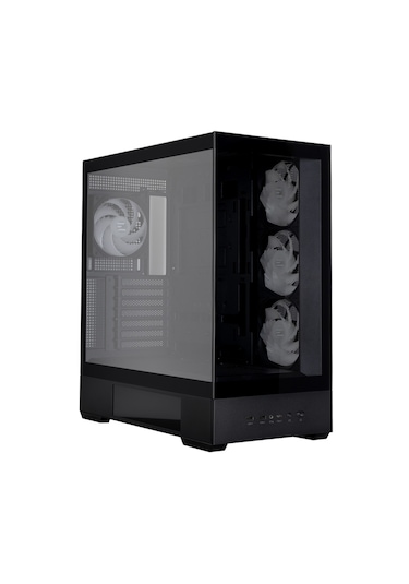Zalman P40 Ds Black Atx Mıd Tower Sıyah Kasa 2 X Usb 3.0, 1 X Usb Type-c,1 X Mikrofon, 1 X Kulaklık, 4x 120mm Argb Fan