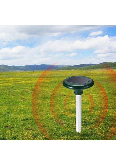 Bloomnest Enerji Tasarruflu Güneş Enerjili Fare Kovucu Dış Mekan Bahçe Priz Tipi Yılan Sıçan Kovucu