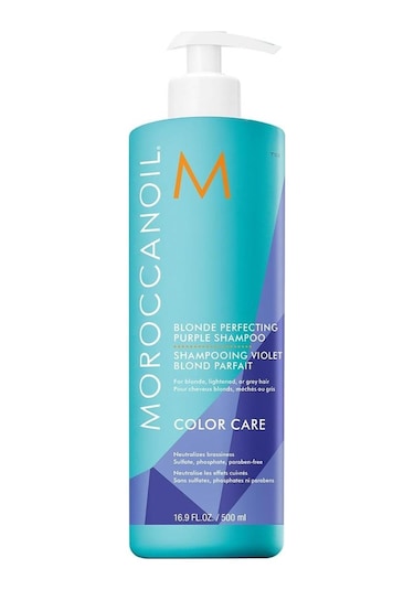 Moroccan Oil Color Care Blonde Perfecting Purple Shampoo Sarı Ve Gri Saçlar İçin Mor Şampuan 500 ML