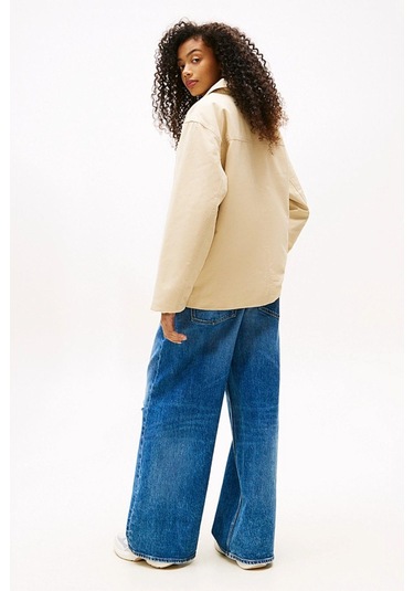 Kadın Mont-dw0dw21382-9205 Haki