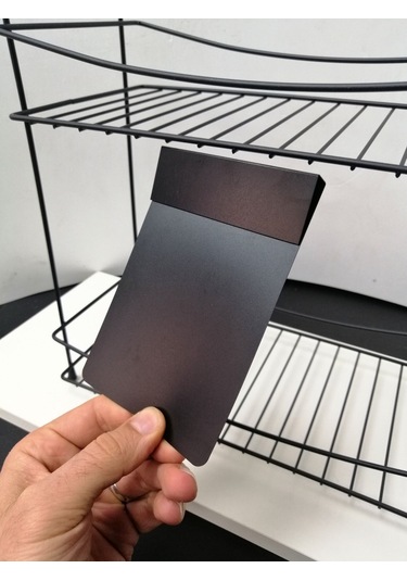 10 Adet Silinebilir Karatahta Siyah Etiket 14 x 10 CM Tel Raflar 8 Mm