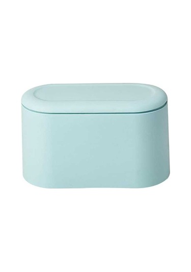 Pazly Suntek Şık Mavi Masa Küçük Kovası İçin Çöp Banyo Açık-mavi Açık , Fm Açık Mavi