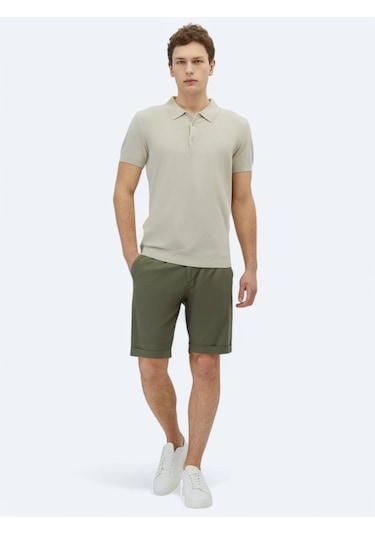 Taş Polo Yaka Düz Örgü Triko Taş