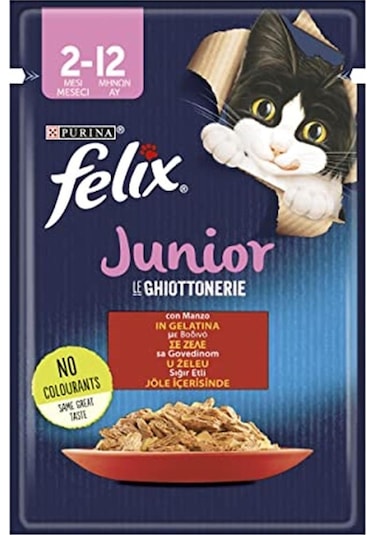 Yavru Sığır Etli Kedi Yaş Mama 85 Gr
