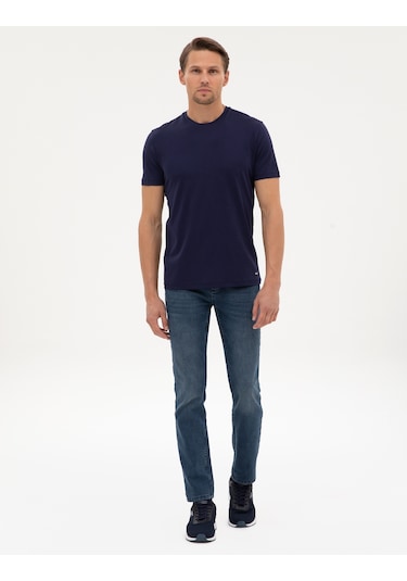 Pierre Cardin Erkek Lacivert Tişört Basic 50320102-vr033 Lacivert