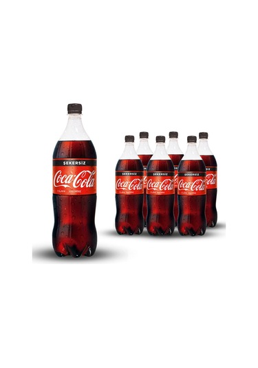 Coca Cola Şekersiz 6 x 1 L