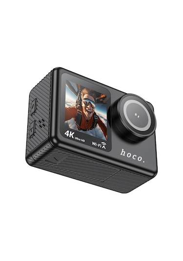 Dv101 Hoco Aksiyon Kamerası Mikrofonlu Su Geçirmez 4k 60 Fps Hd