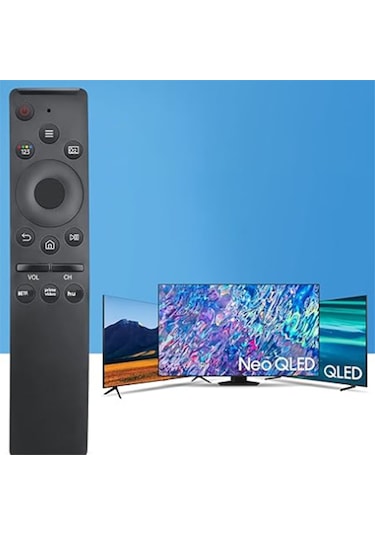 Crackedice Samsung Uyumlu Akıllı Tv Uzaktan Kumandası İçin 2 Adet Yedek Parça, Evrensel