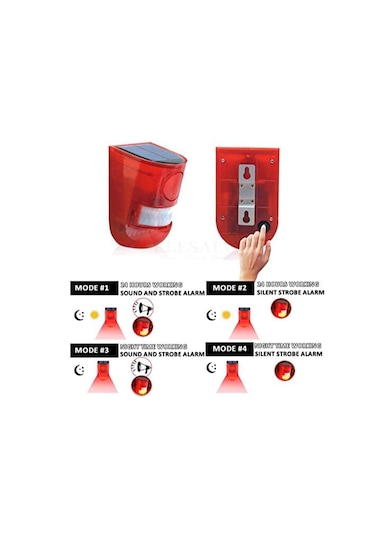 Hareket Sensörlü Solar Caydırıcı Yabani Hayvan Kovucu