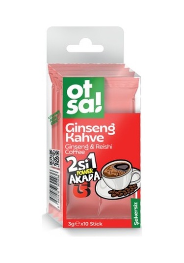 Otsa Ginseng & Reishi Kahve Stıck Asetat 3,5g X 10 Stıck Çekirdek