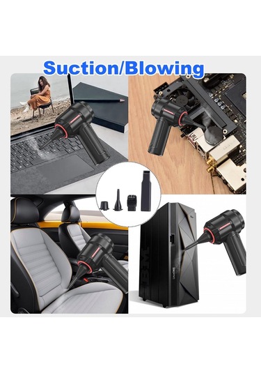 Jms 2 İn 1 Akülü Hava Üfleyici Mini Elektrikli El Süpürgesi