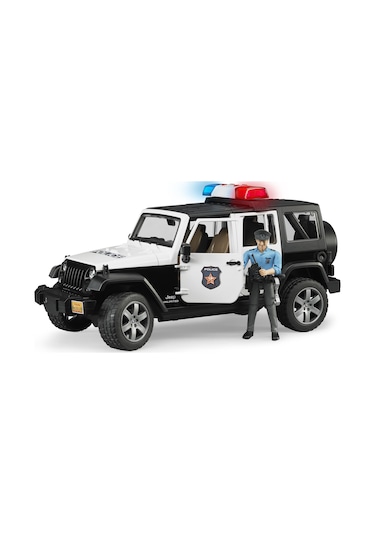 Bruder Jeep Wrangler U.R Polis Aracı Ve Memur - Br02526