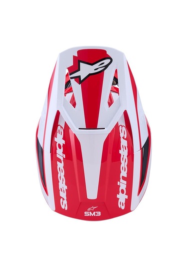 Alpinestars Sm3 Heath Off-road Kaskı Kırmızı Siyah Kırmızı - Siyah