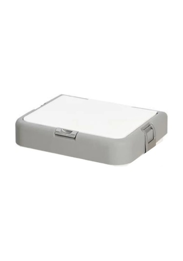 Reis Home Motek Yedek Kapak 40 Litre Tekli Kirli Sepeti Kapağı Antrasit - Beyaz