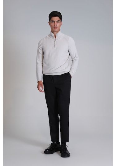 Lufian Stavan Erkek Kazak Ekru Ekru 112090141100520 Ekru