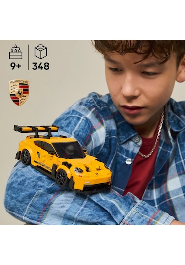 LEGO® Speed Champions Porsche 911 GT3 RS Süper Araba 77239 - 9 Yaş ve Üzeri Çocuklar için Yaratıcı Yarış Arabası Oyuncak Yapım Seti(348P)