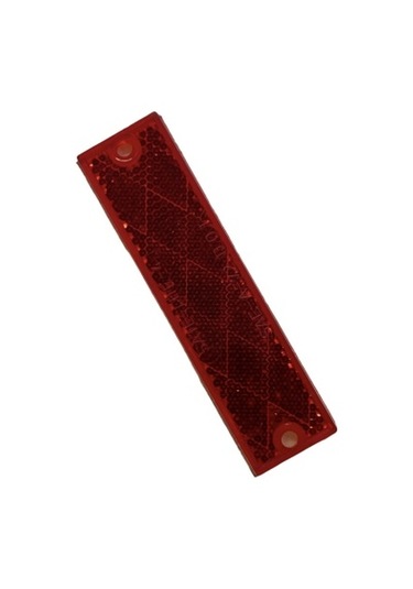 Kırmızı Vidalı & Yapıştırma Dikdörtgen Reflektör Made In Usa