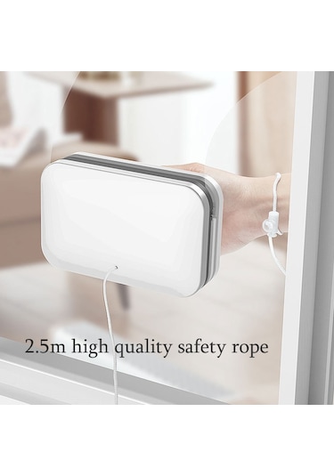 Ayarlanabilir Manyetik Cam Silecek Çift Taraflı Manyetik Pencere Sileceği Yüksek Seviye Yalıtım Cam Temizleyici, Özellikler: Dikdörtgen 3-10mm Beyaz